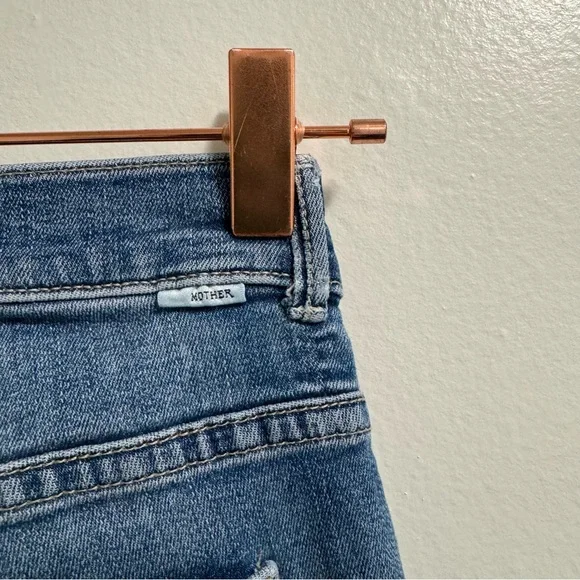 Mother Denim The Insider Crop Point Racing Hearts Size 24 - Picture 8 of 16